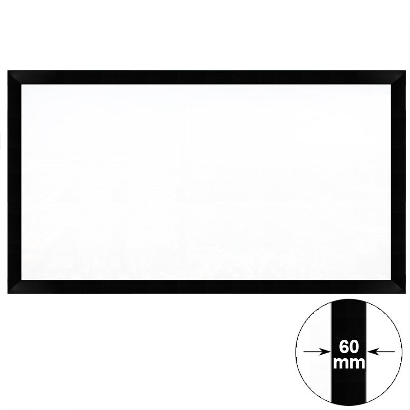Pantallas de proyección comerciales de marco fijo para KTV / Mini Cinema